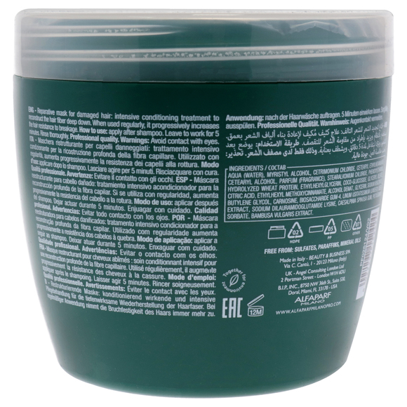Semi Di Lino Reconstruction Reparative Mask by Alfaparf Milano Unisex 17.2 oz - Picture 2 of 2